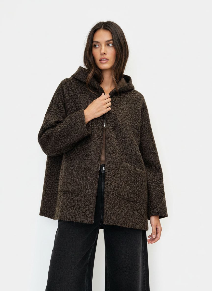 Kurtka Oversize z Kapturem