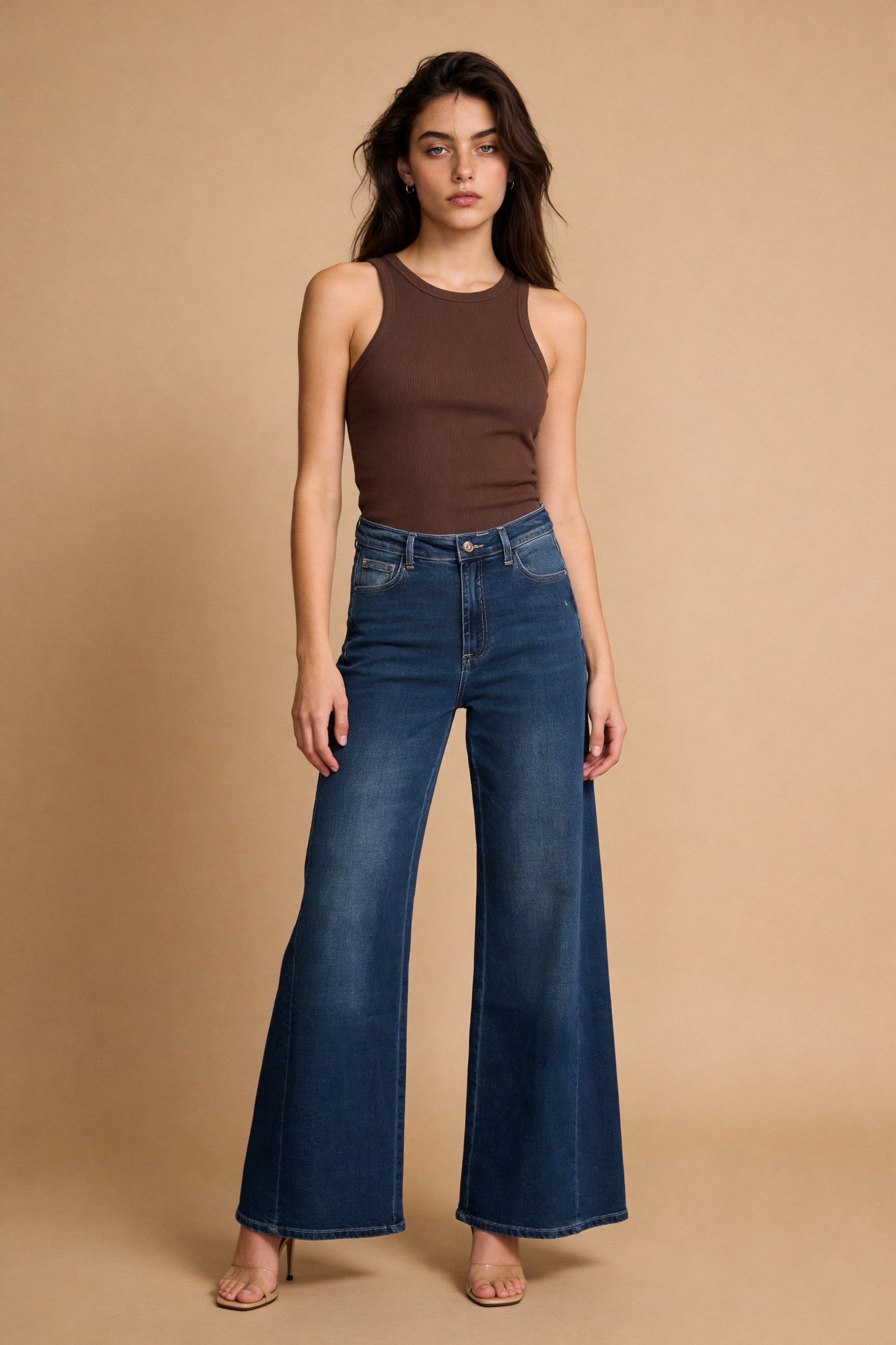 Spodnie Jeans Wide Leg