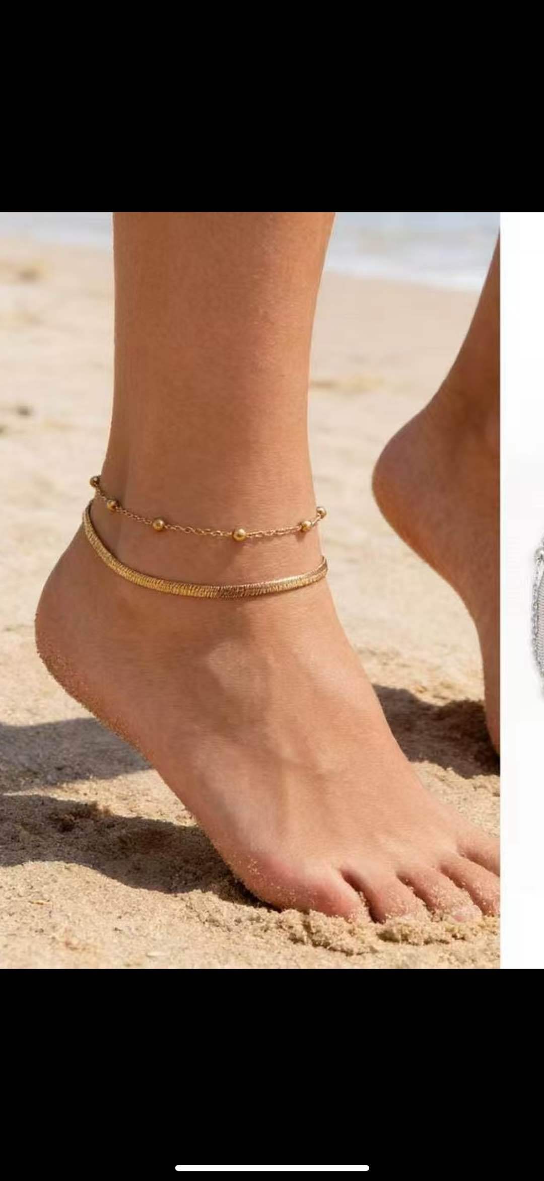 Bransoletka Na Kostkę Kuleczki