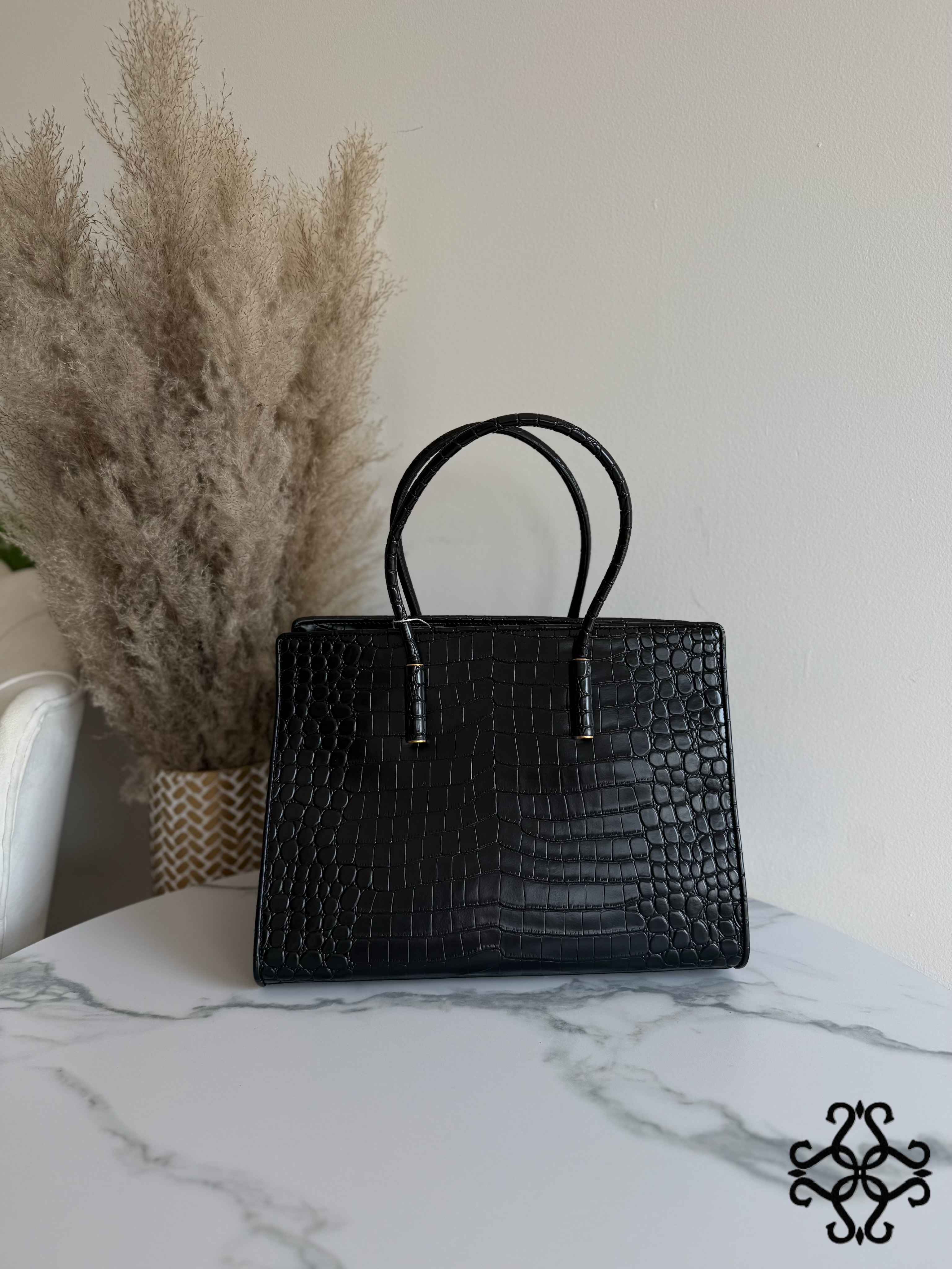 Torebka Shopper Skórzana Croco