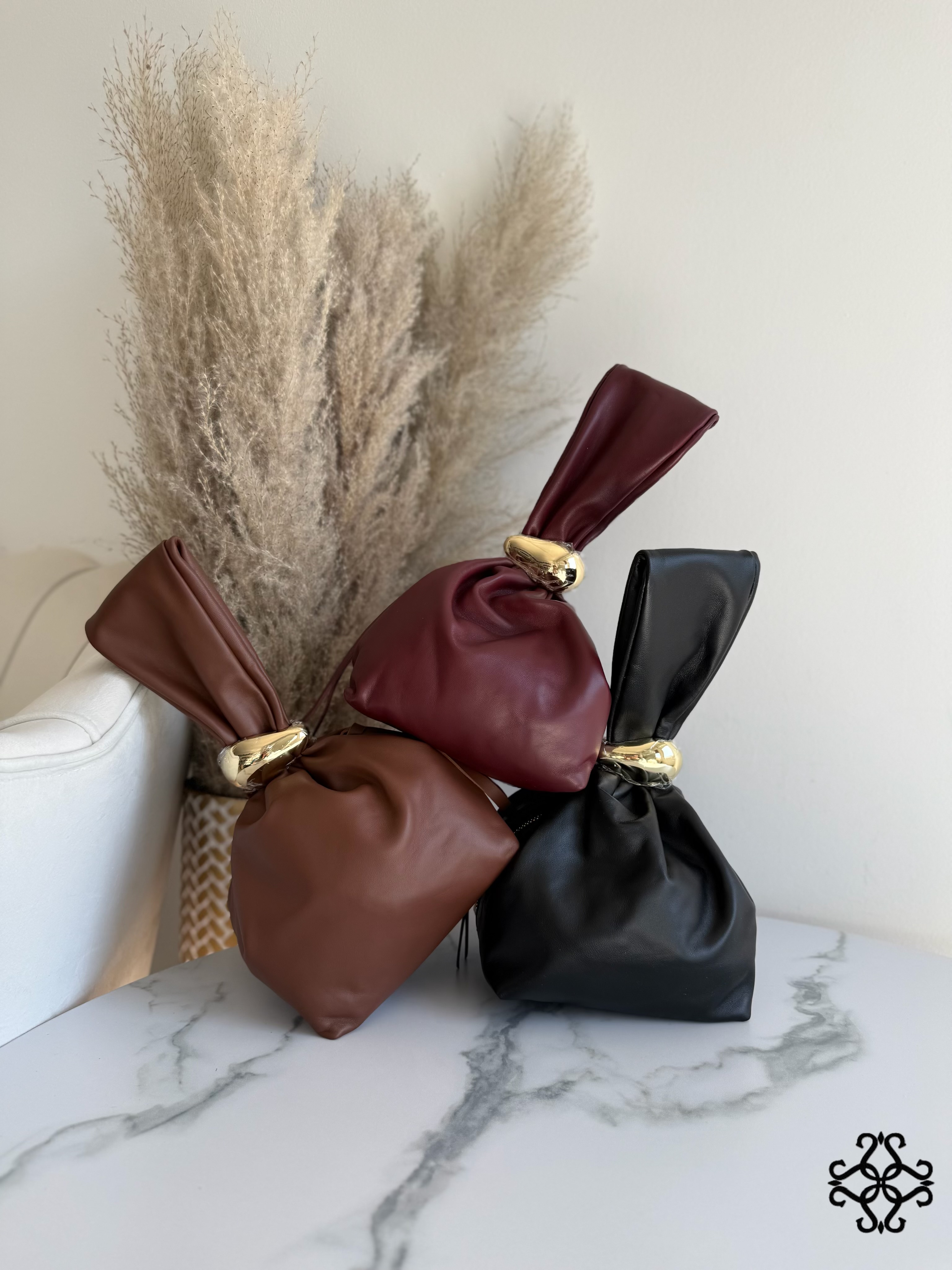 Torebka Pouch Marszczona