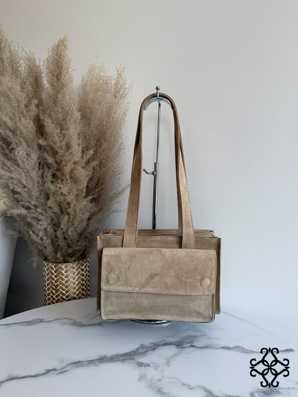 Torebka Shopper Zamszowa
