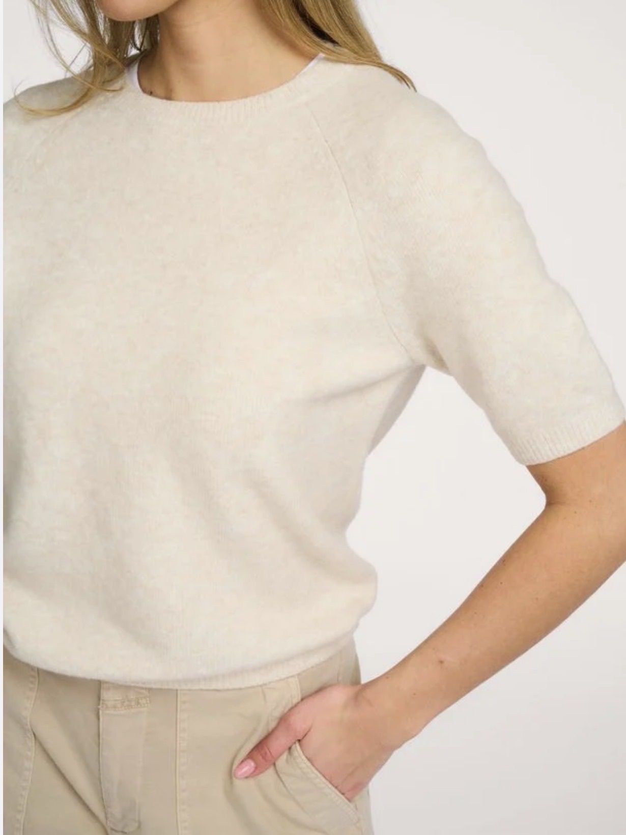 Sweter Krótki Raglan