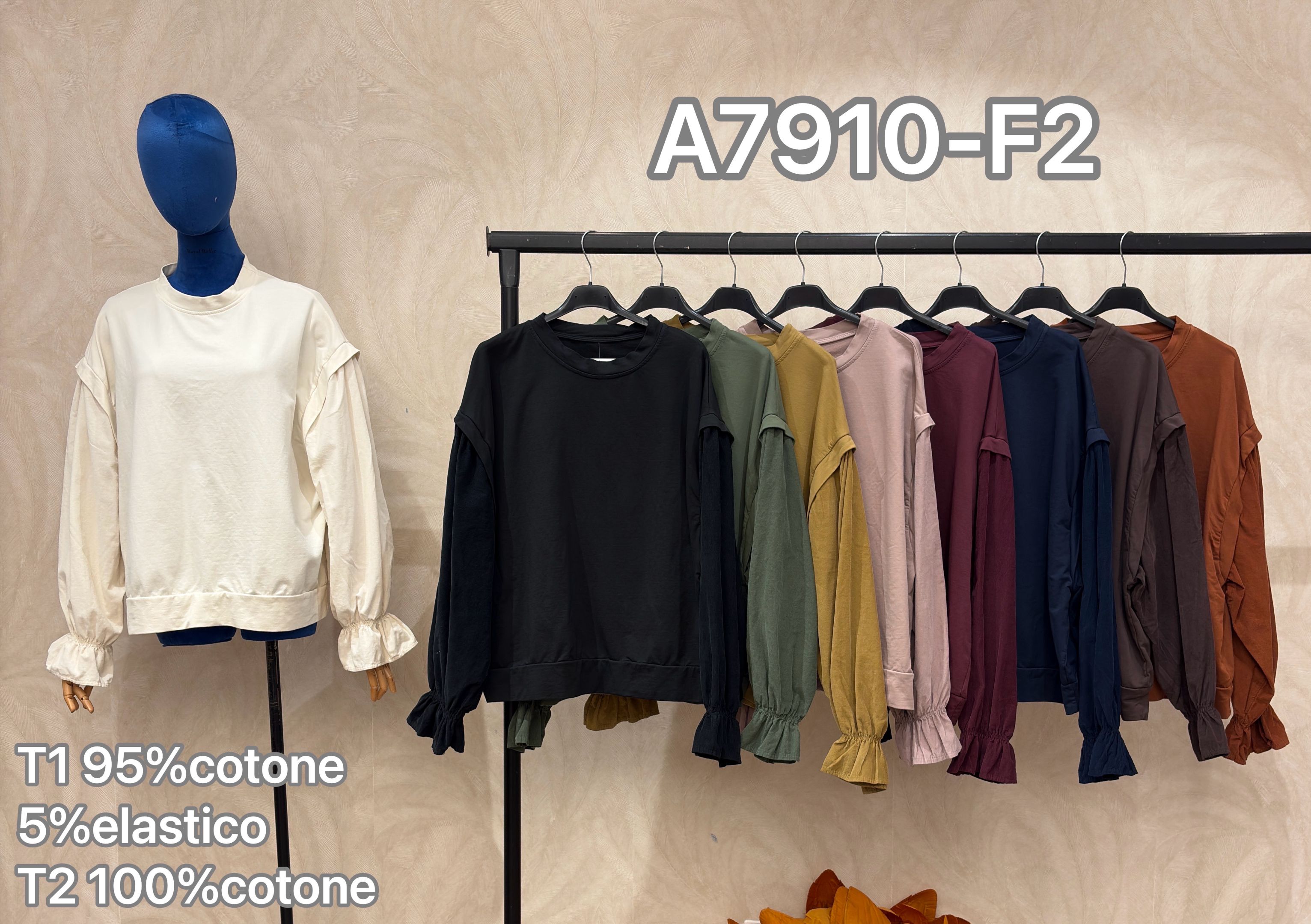 Bluza Luźna Z Bufkami