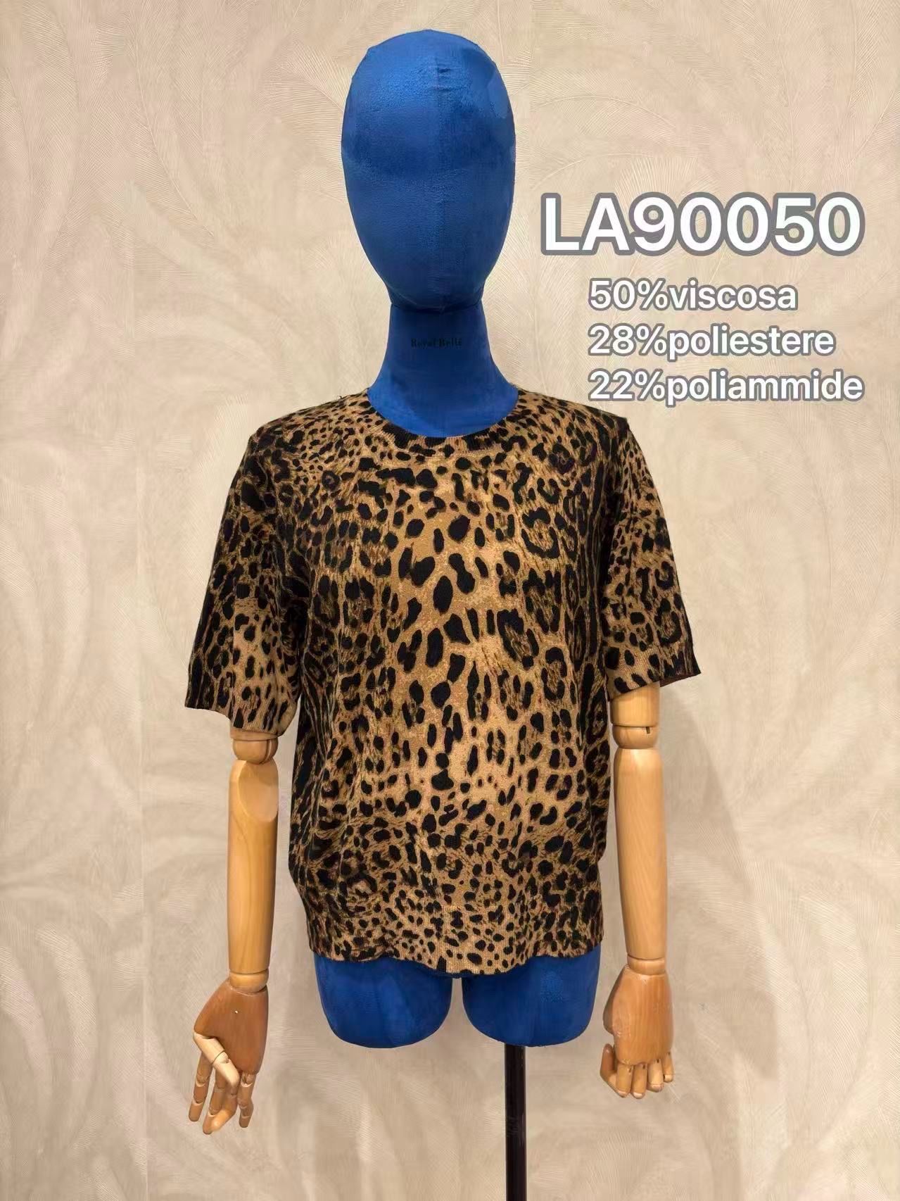 Top Prosty z Wzorem Pantery