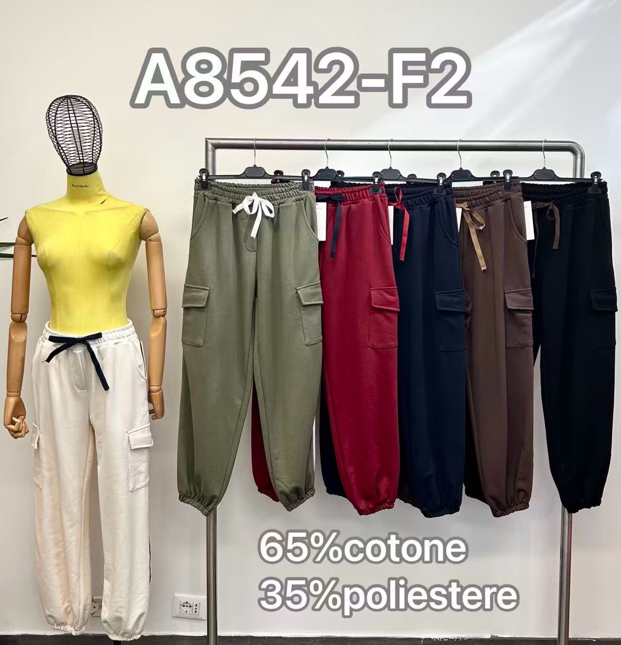 Spodnie Cargo Luźne Z Troczkiem