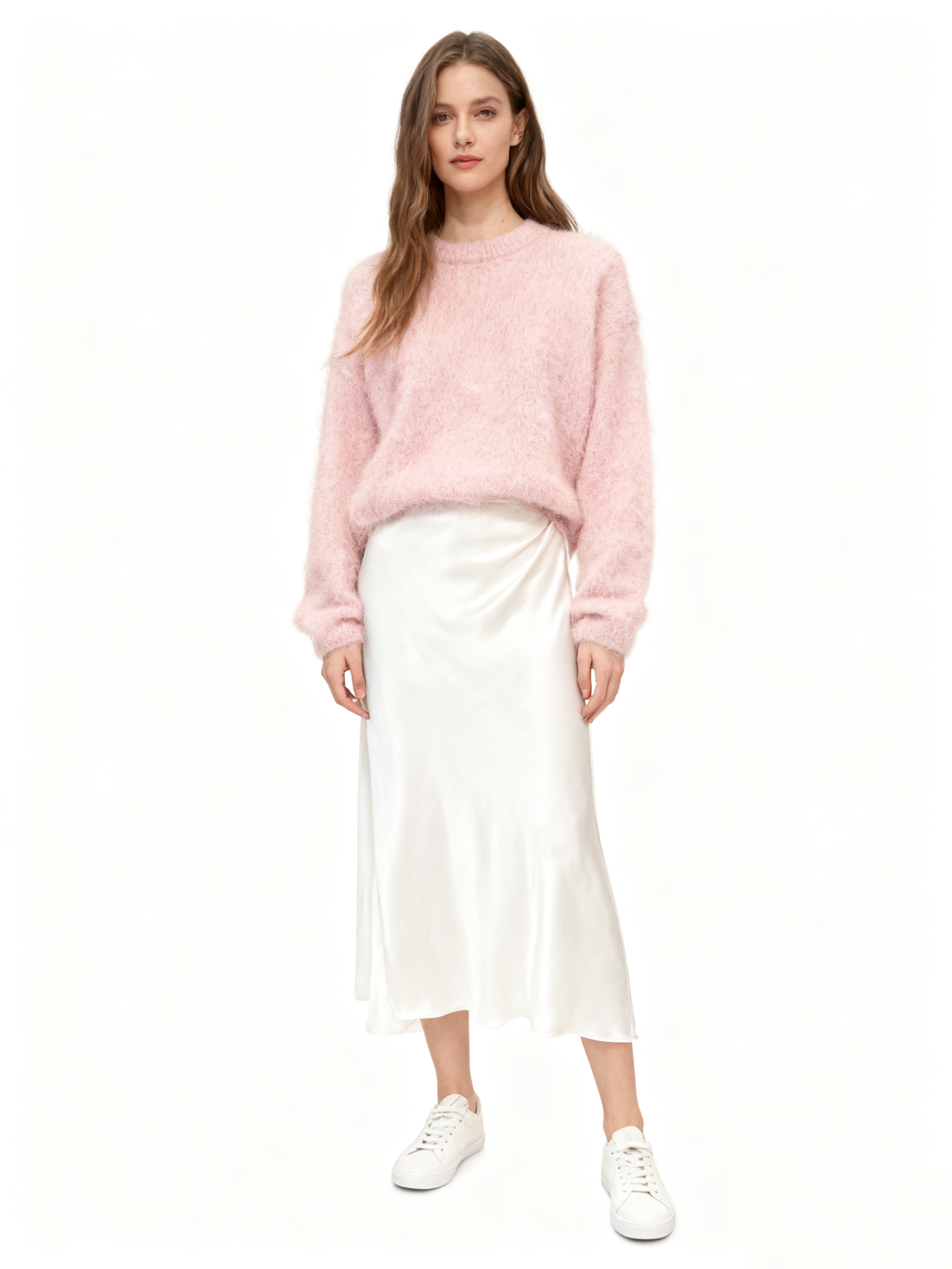 Sweter Luźny Do Bioder