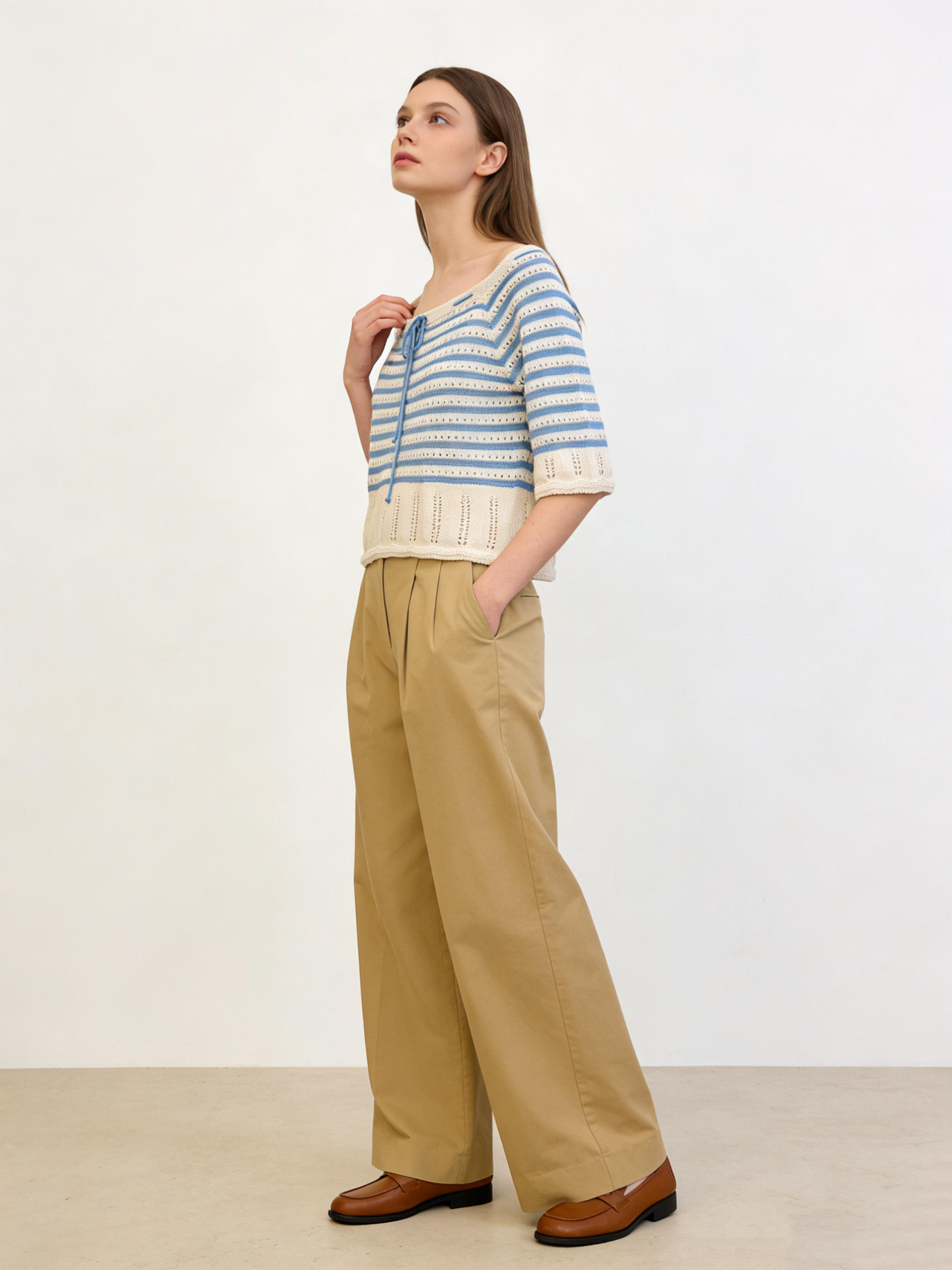 Sweter Regular Ażurowy
