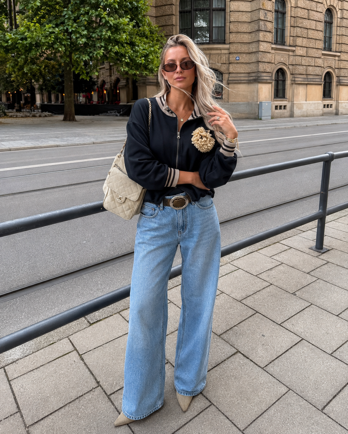 Bluza Bomber ze Stójką