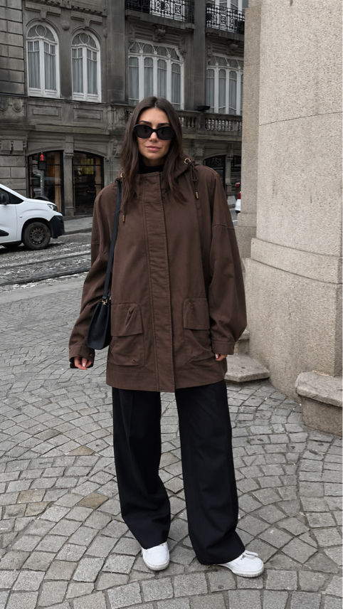 Kurtka Oversize Z Kapturem