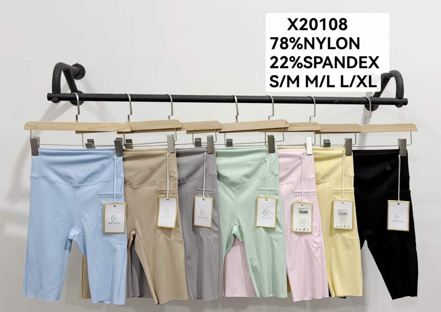 Spodnie Legginsy 7/8 z Kieszenią