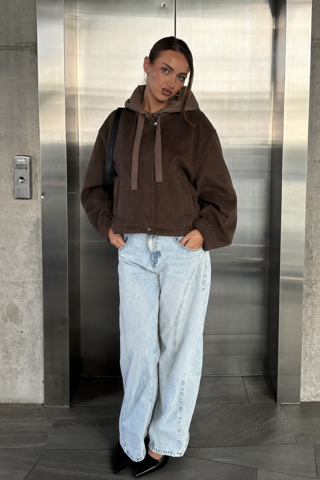 Kurtka Oversize z Kapturem
