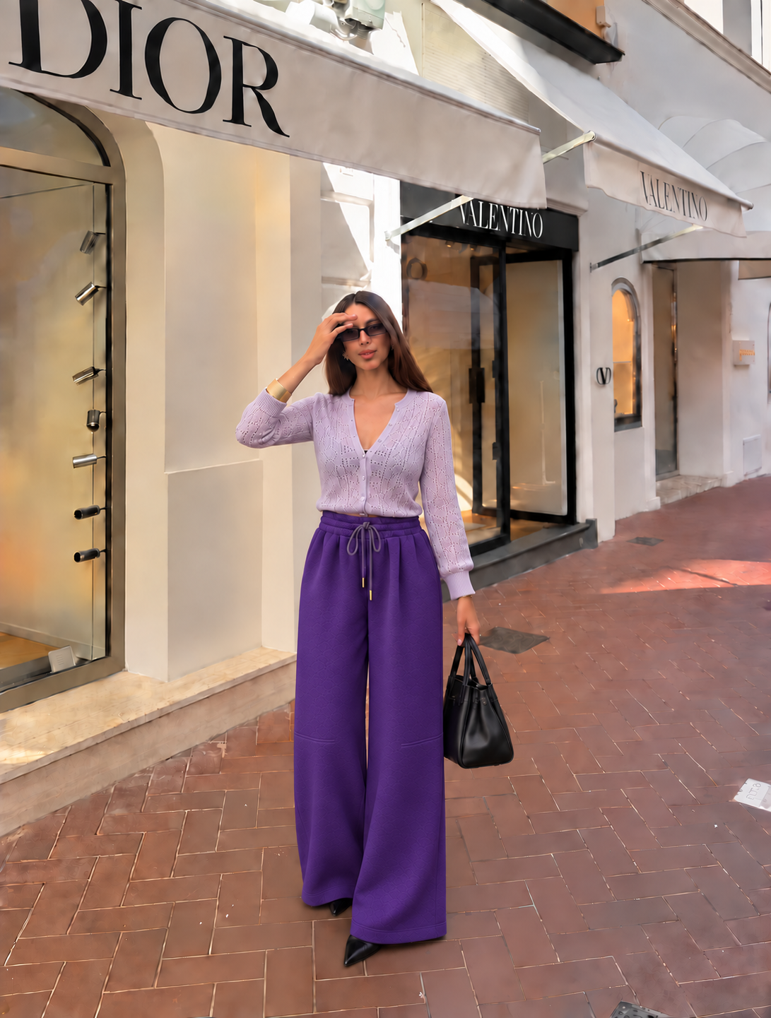 Spodnie Szerokie Wide Leg