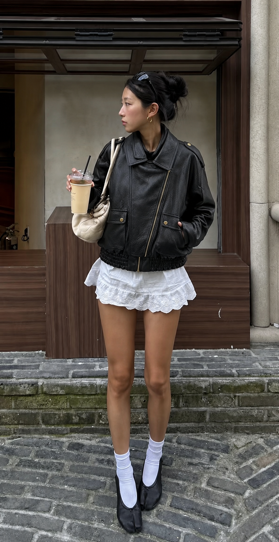 Kurtka Oversize z Kołnierzem