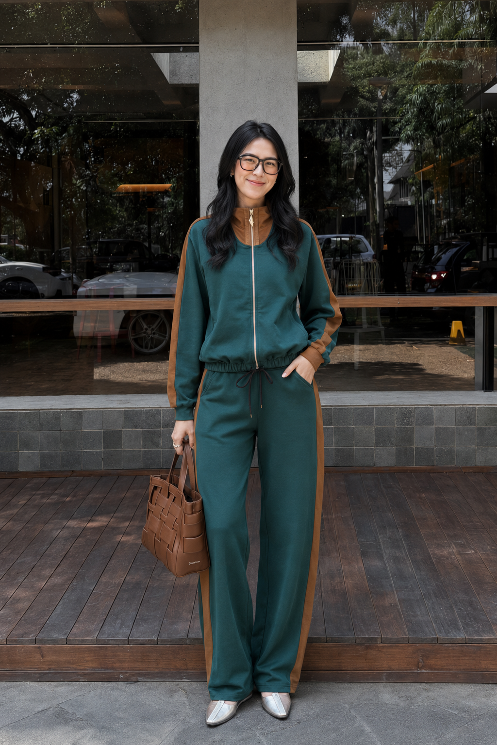 Bluza Rozpinana z Półgolfem
