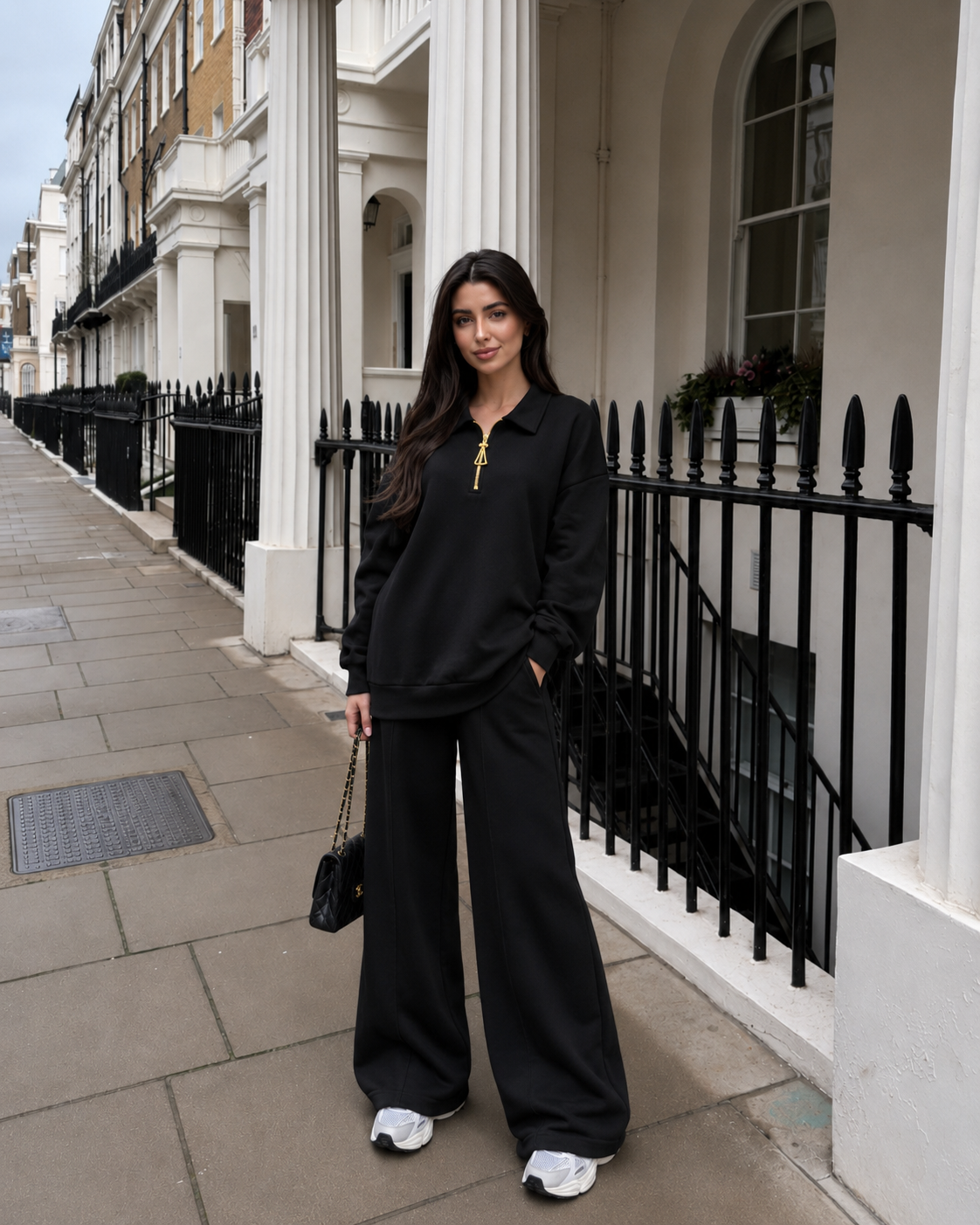 Bluza Oversize Z Kołnierzykiem