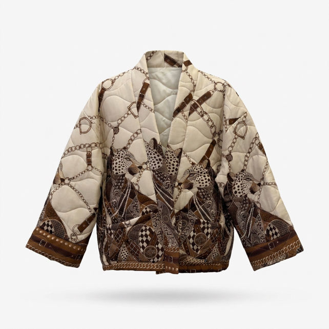 Kurtka Pikowana Kimono