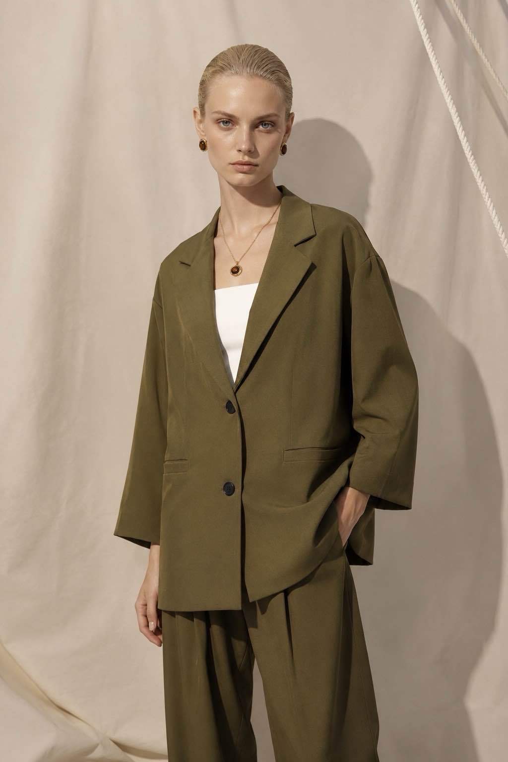 Marynarka Oversize Wydłużona