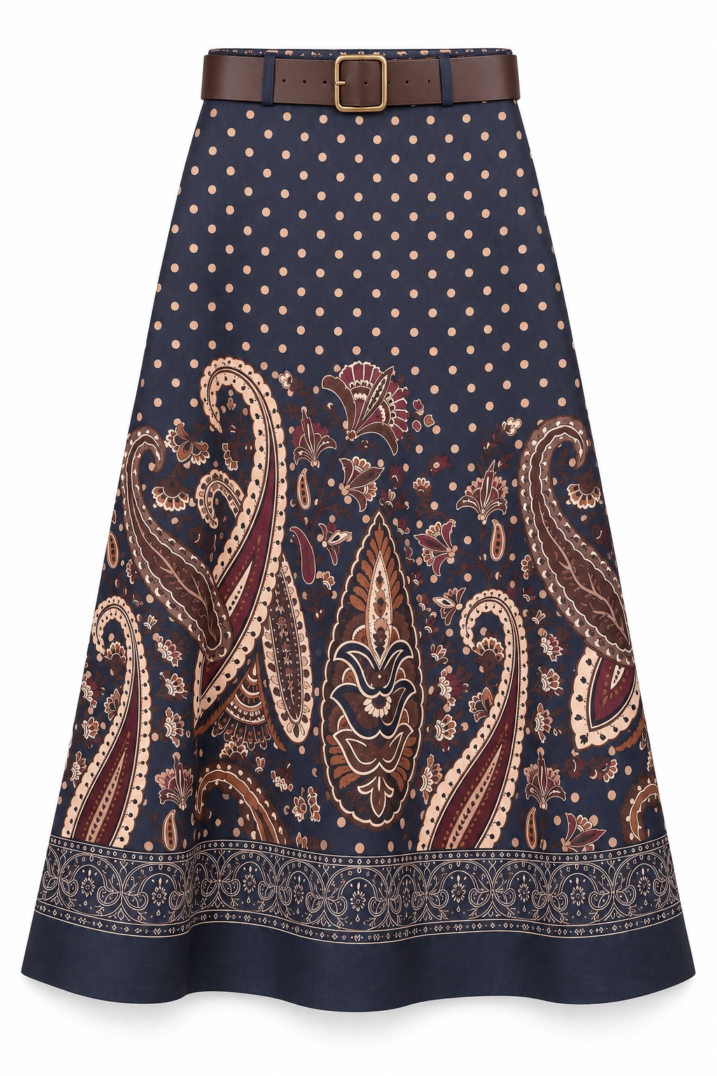 Spódnica Maxi A-line Paisley