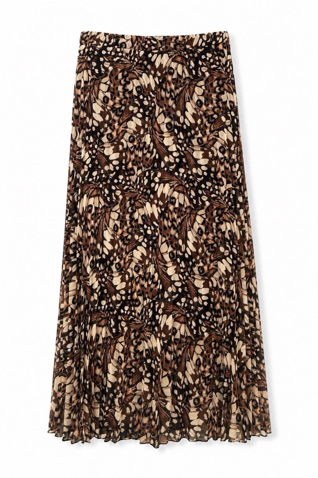 Spódnica Maxi A-line Plisowana