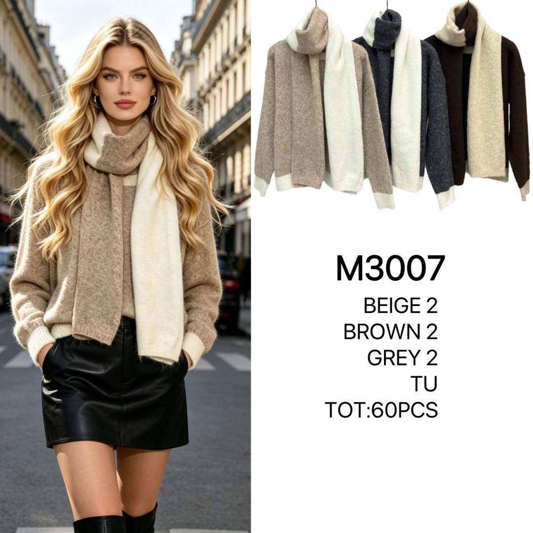 Sweter z Golfem Puszysty