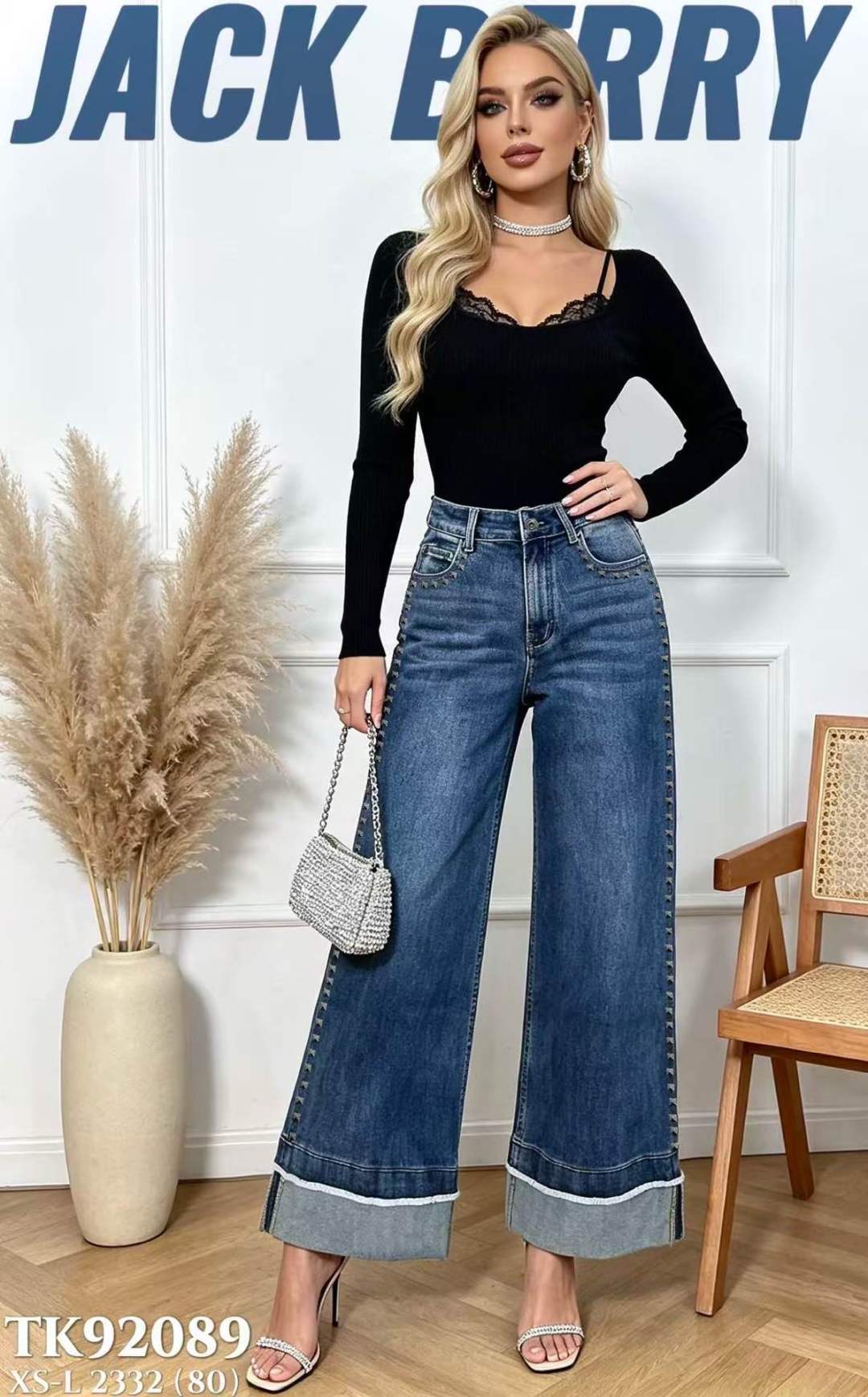 Spodnie Jeansowe Wide Leg