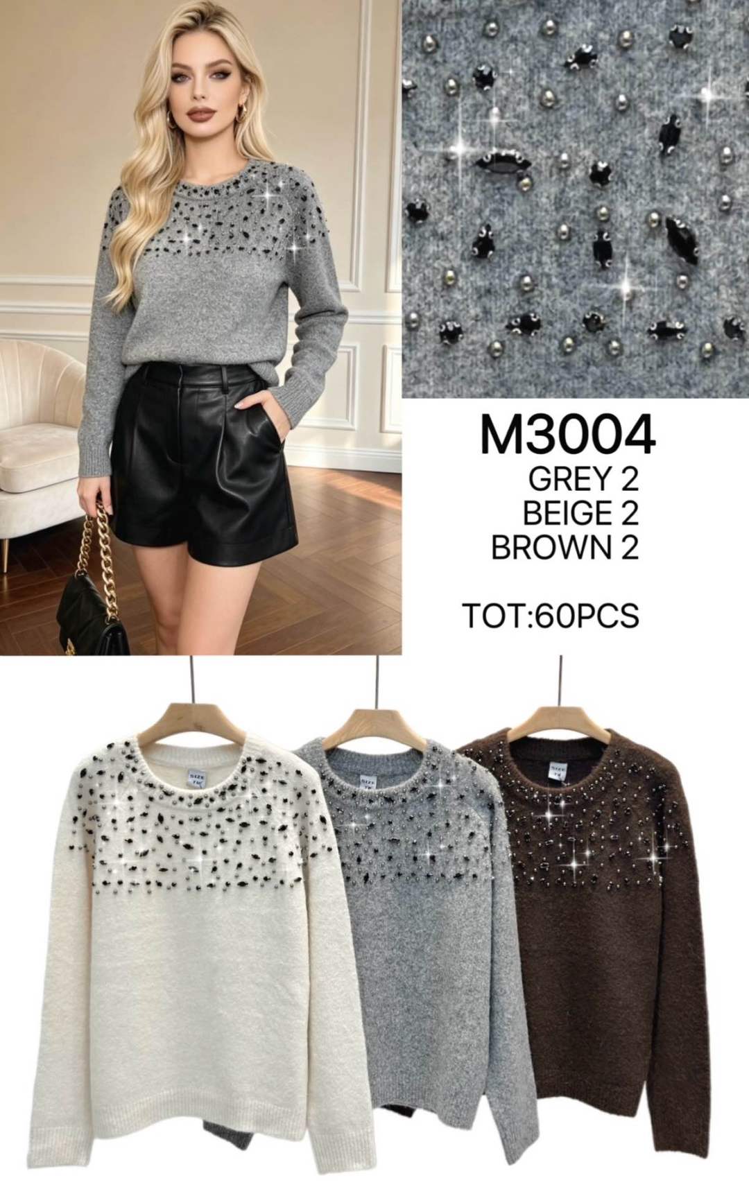 Sweter z Ćwiekami