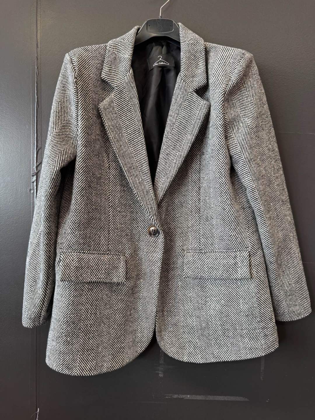 Marynarka Oversize z Kołnierzem