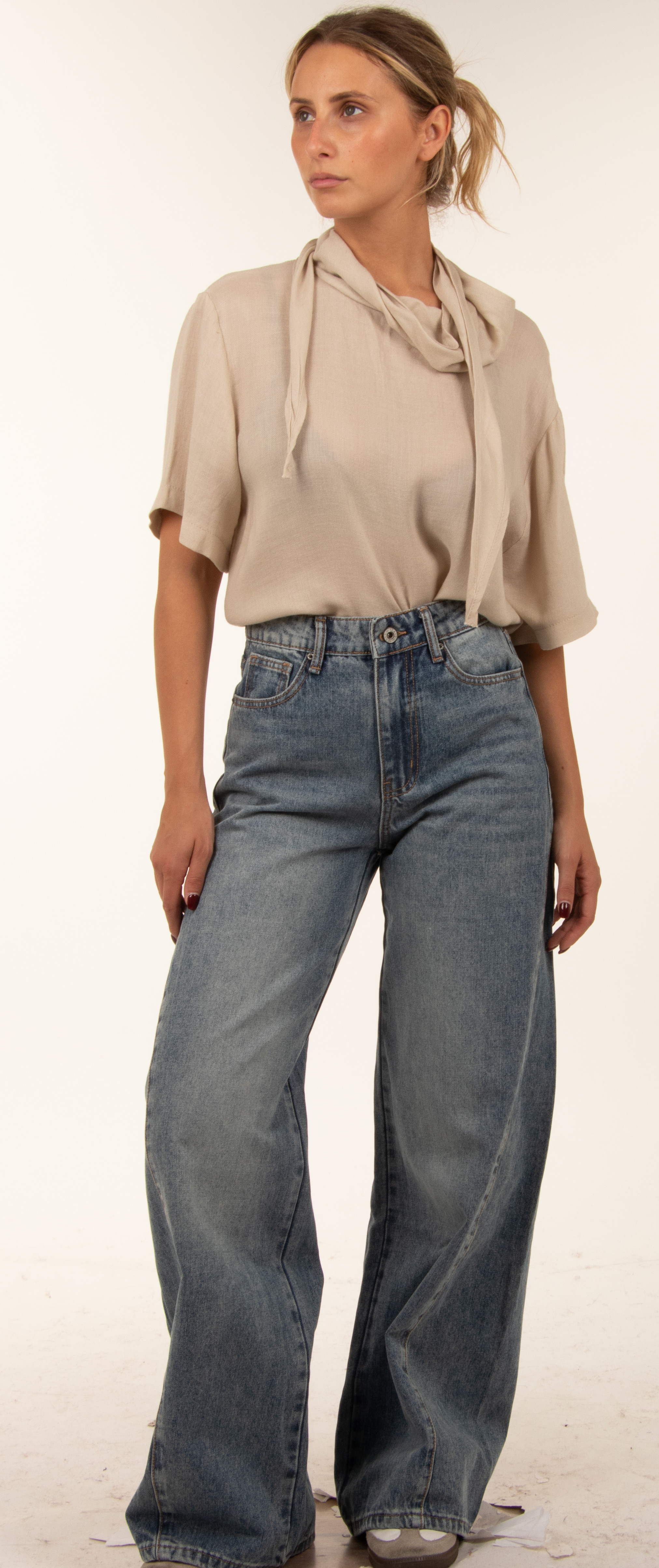 Spodnie Jeans Wide Leg
