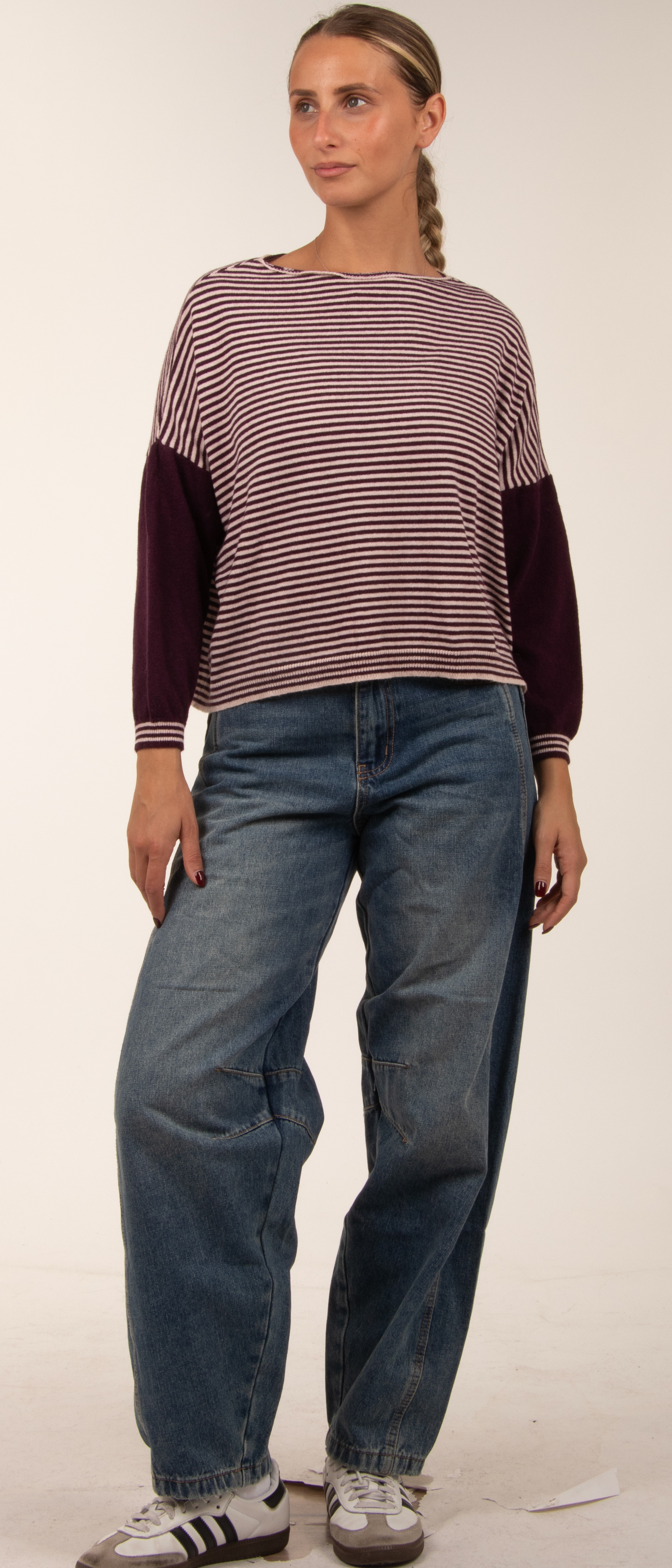 Sweter Oversize Z Paskami