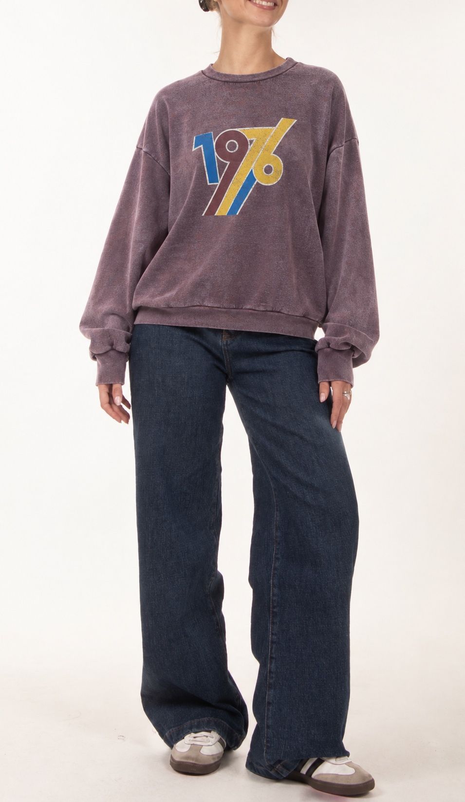 Bluza Oversize z Nadrukiem