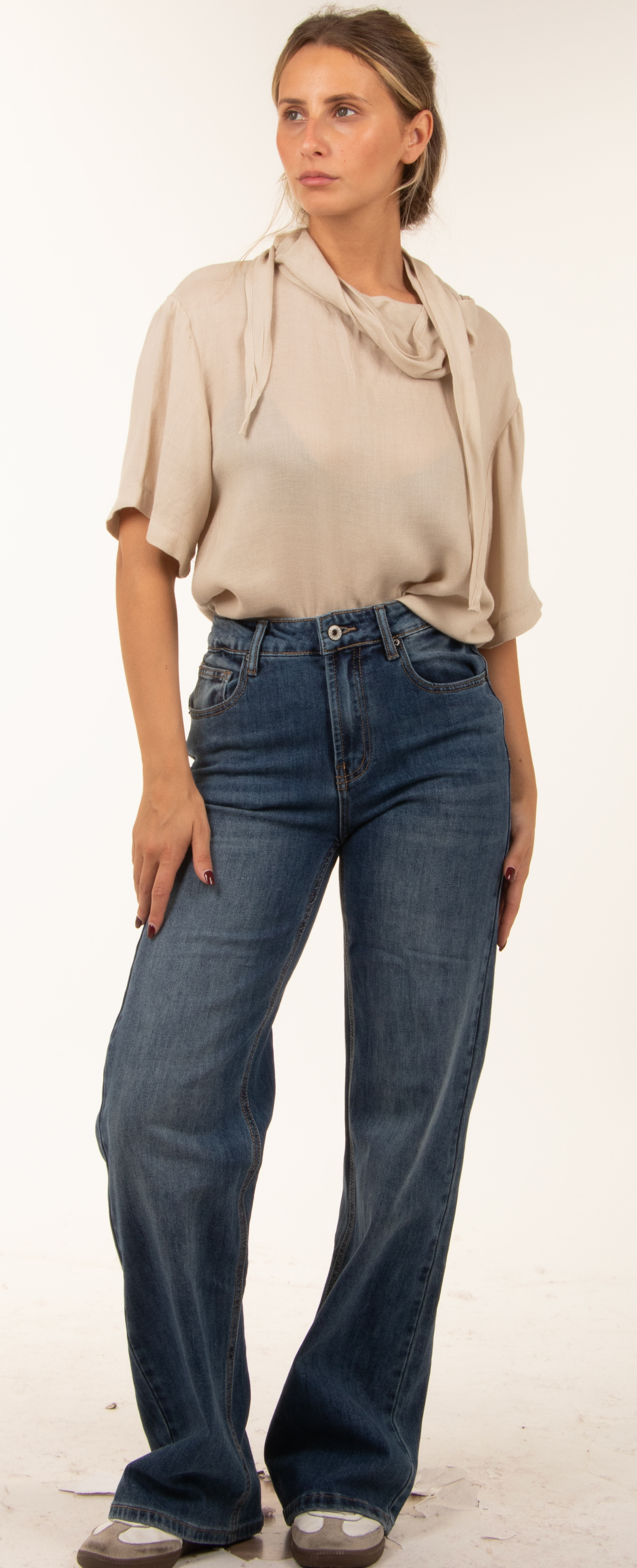 Spodnie Jeans Rozszerzane Flare