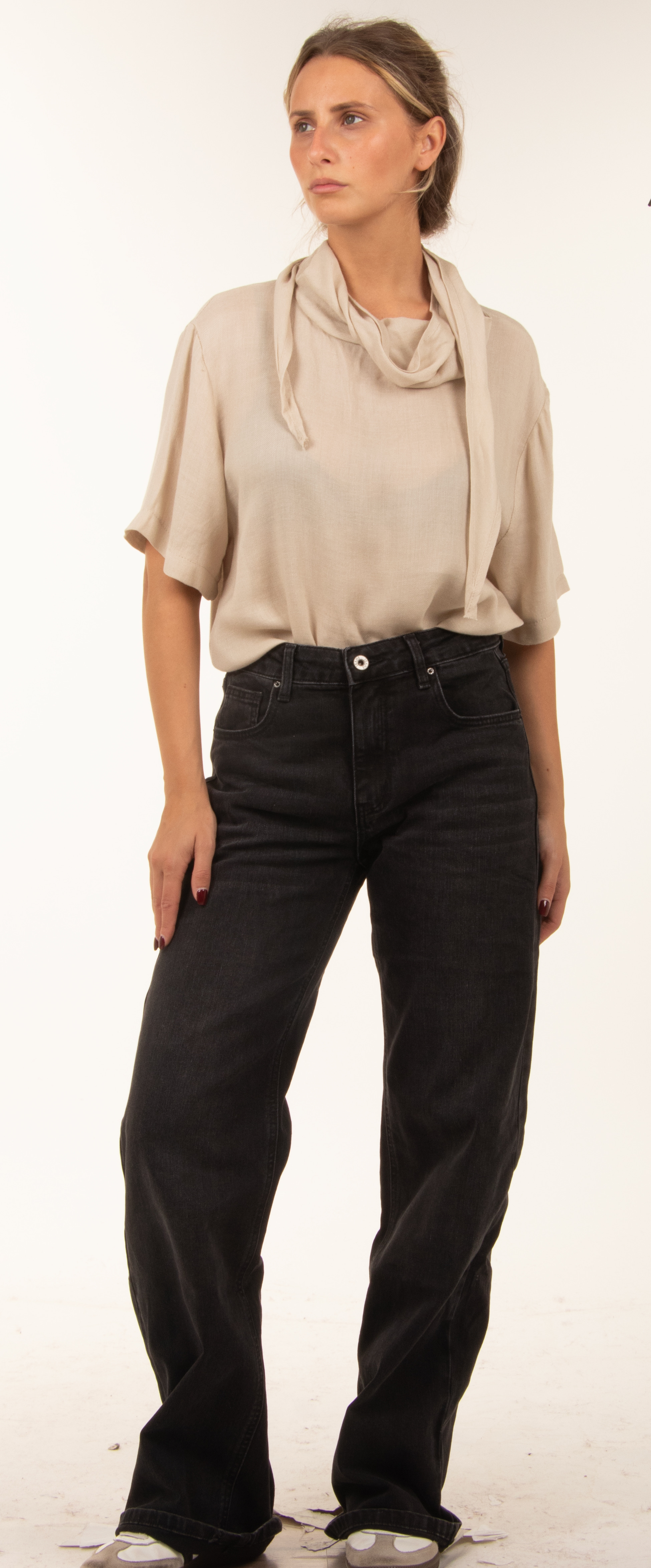 Spodnie Jeans Prosta Nogawka