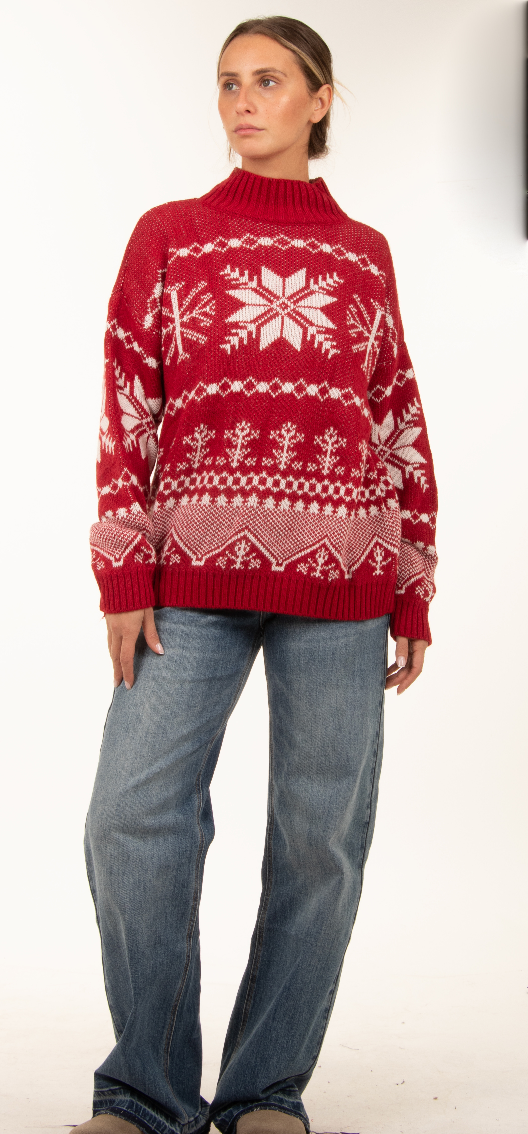 Sweter Oversize z Golfem