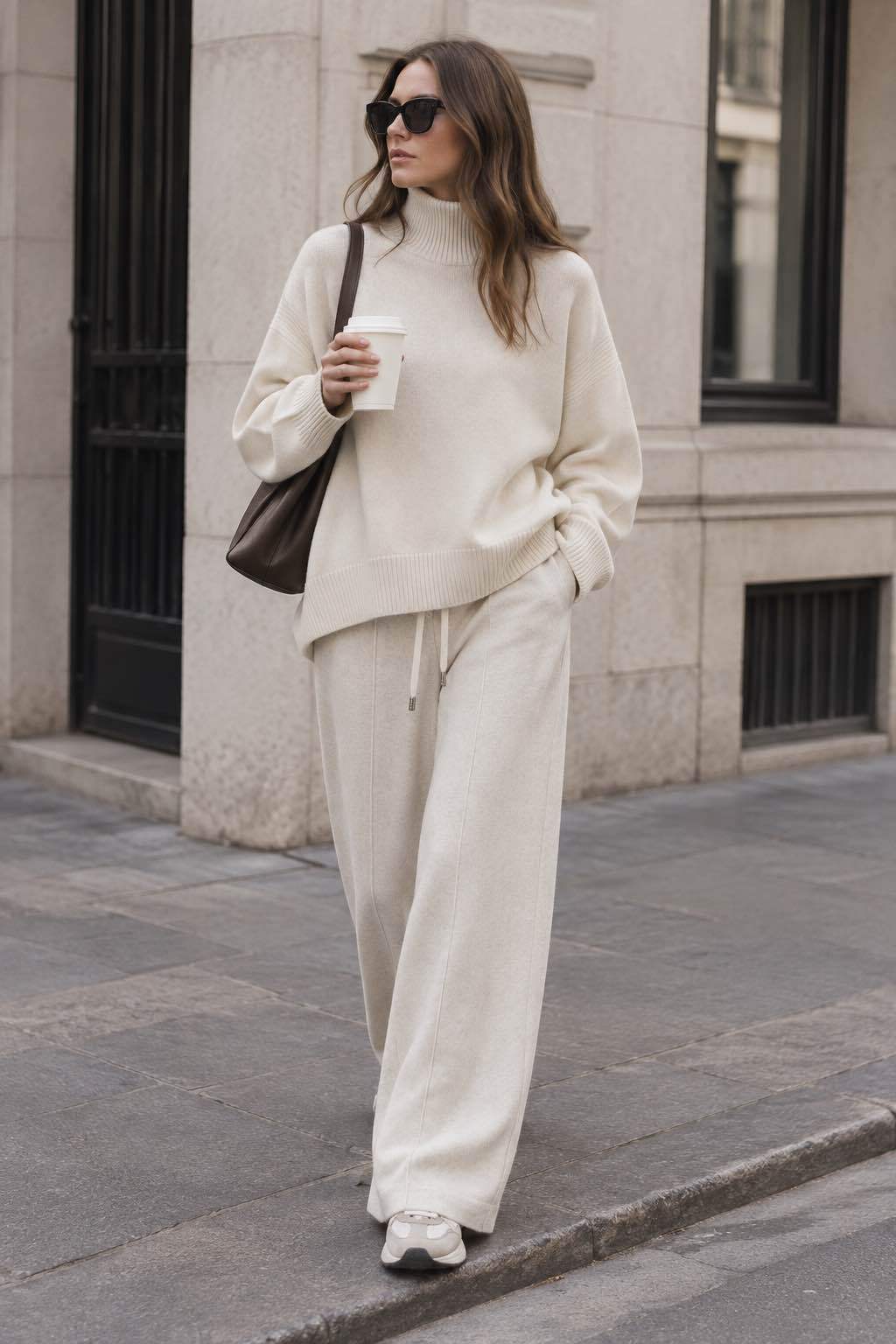 Sweter Oversize Półgolf