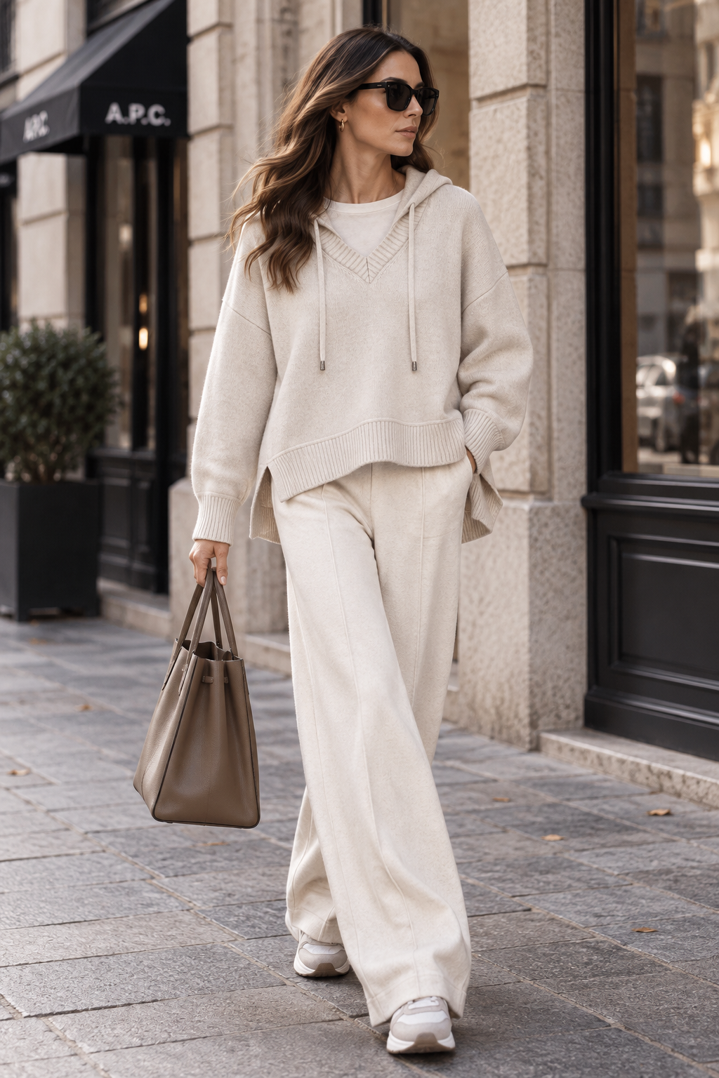 Sweter Oversize z Kapturem
