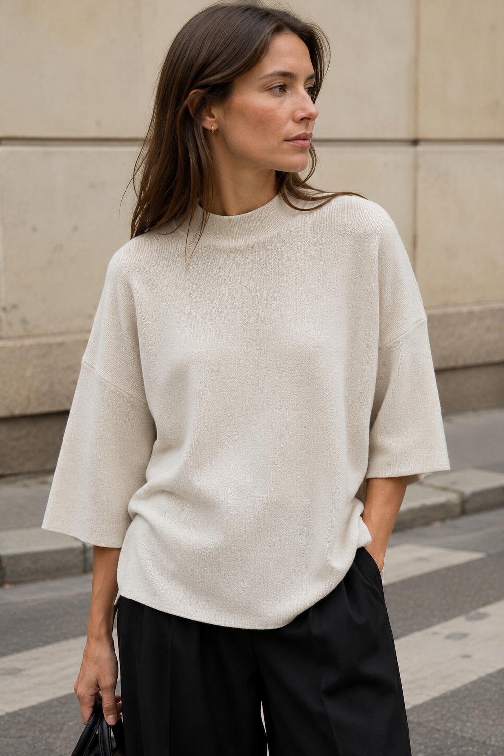 Bluzka Oversize Półgolf