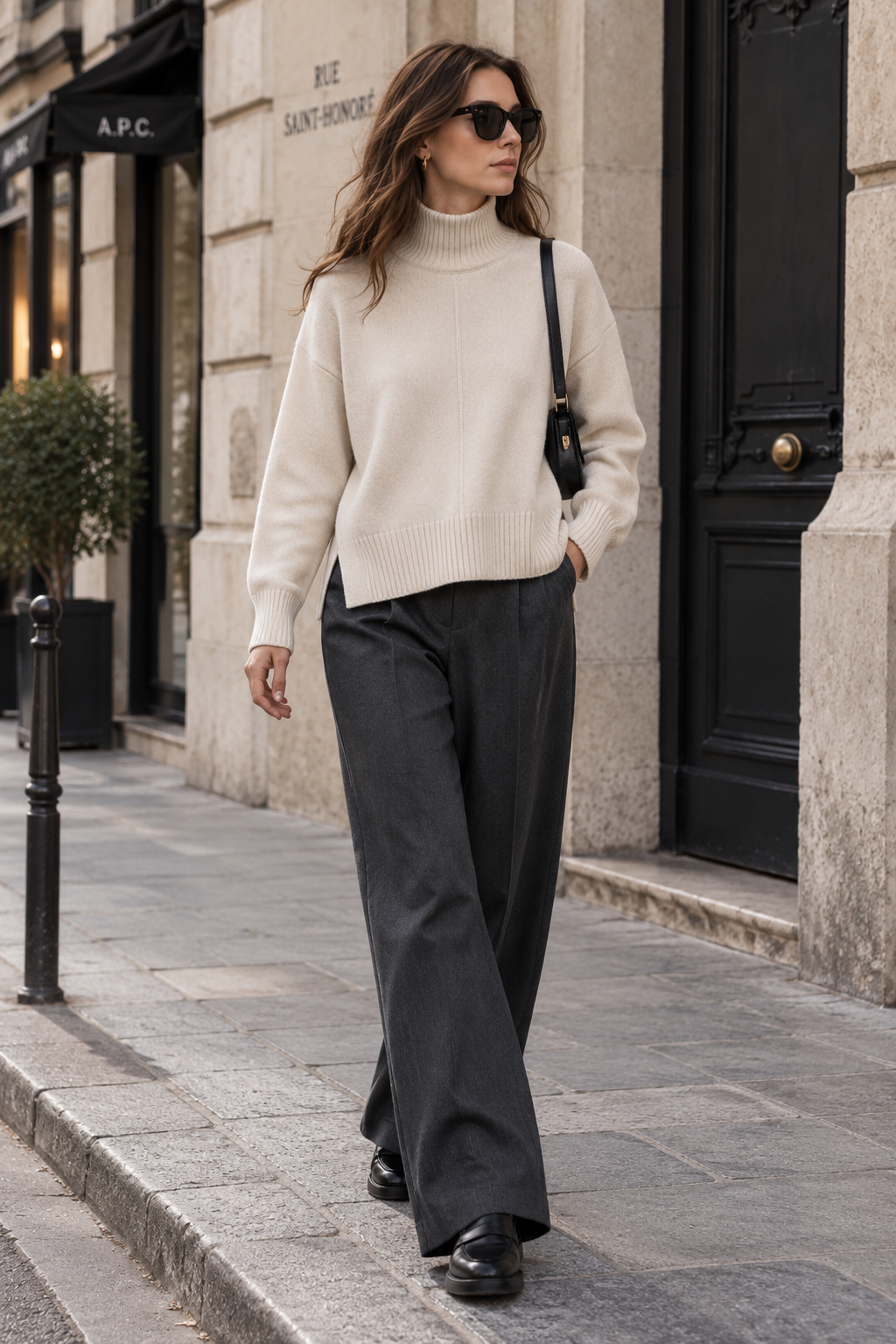 Sweter Oversize z Golfem