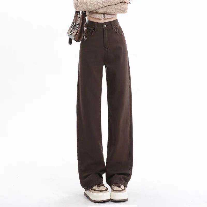 Spodnie Wide Leg Wysoki Stan