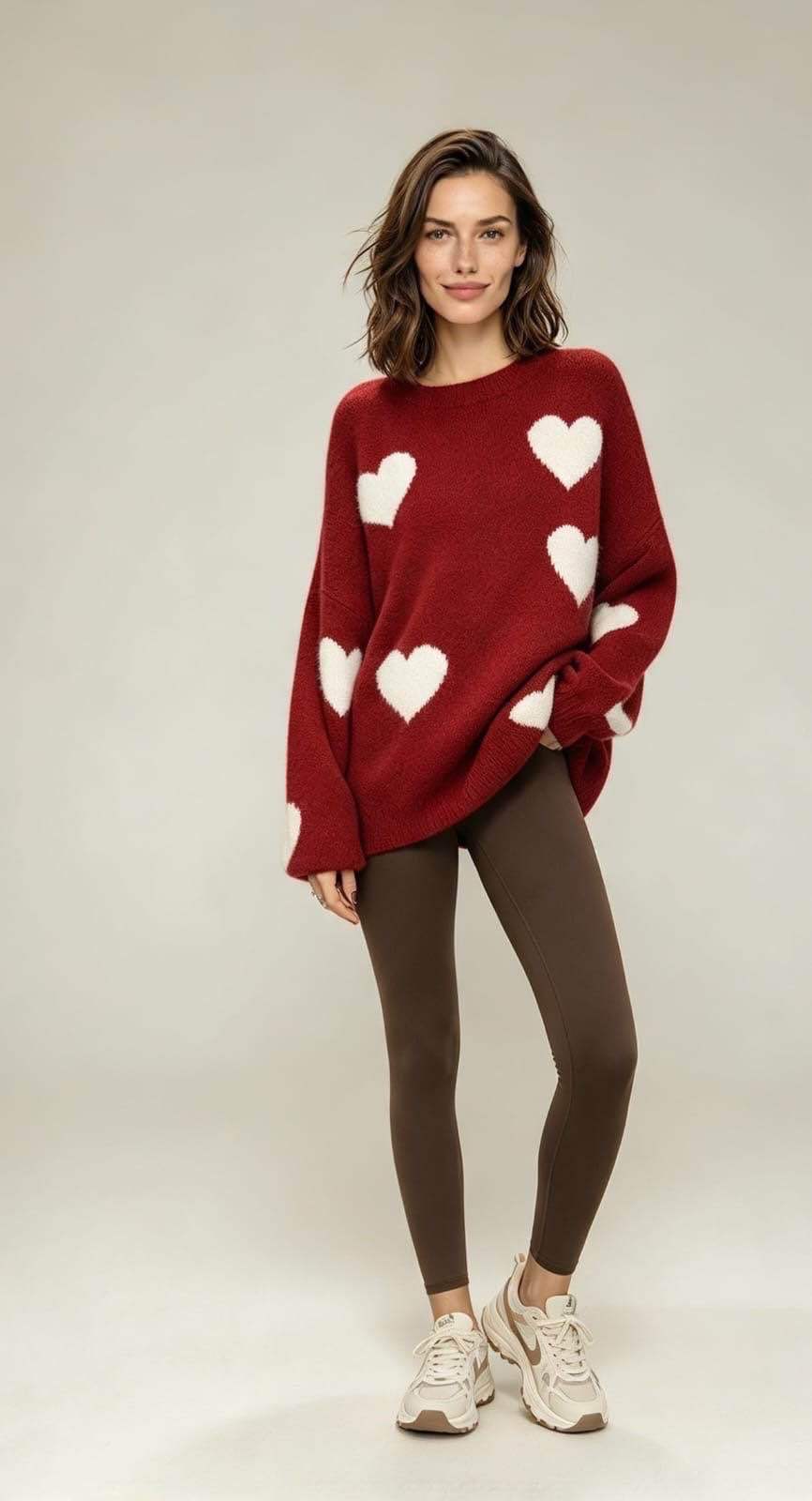 Sweter Oversize Serce