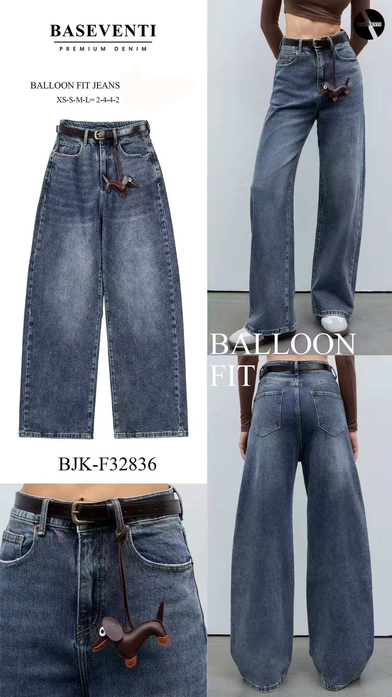 Spodnie Balloon Fit