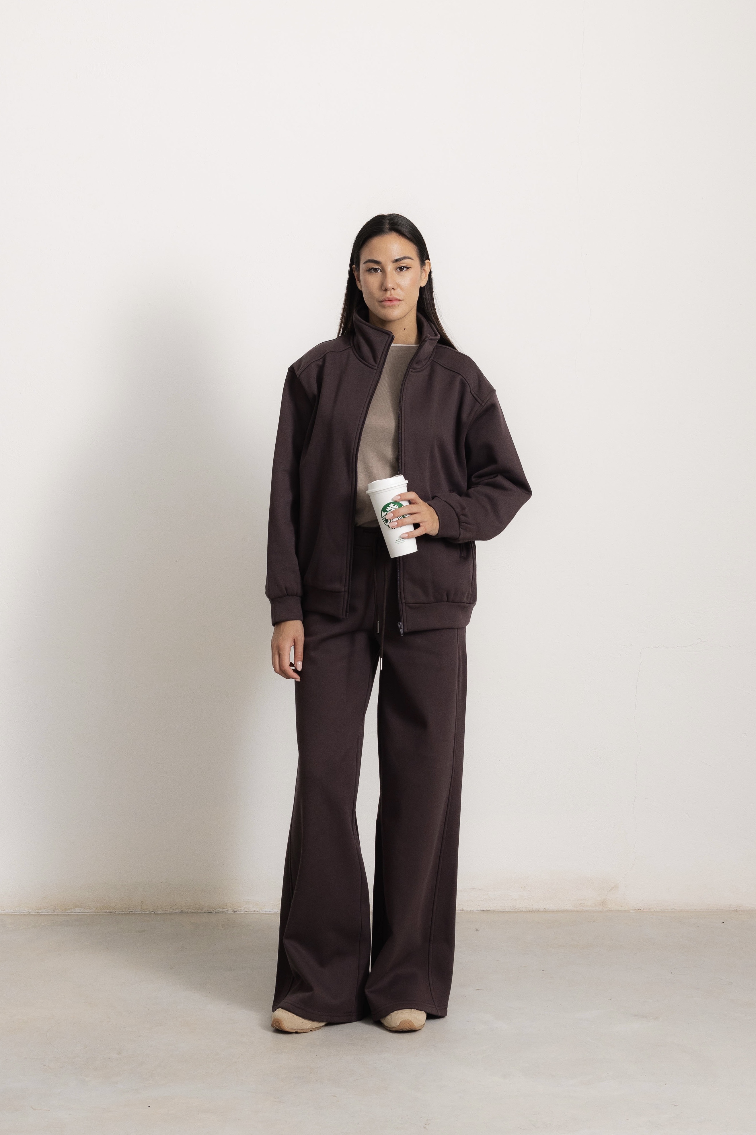 Bluza Luźna Ze Stójką