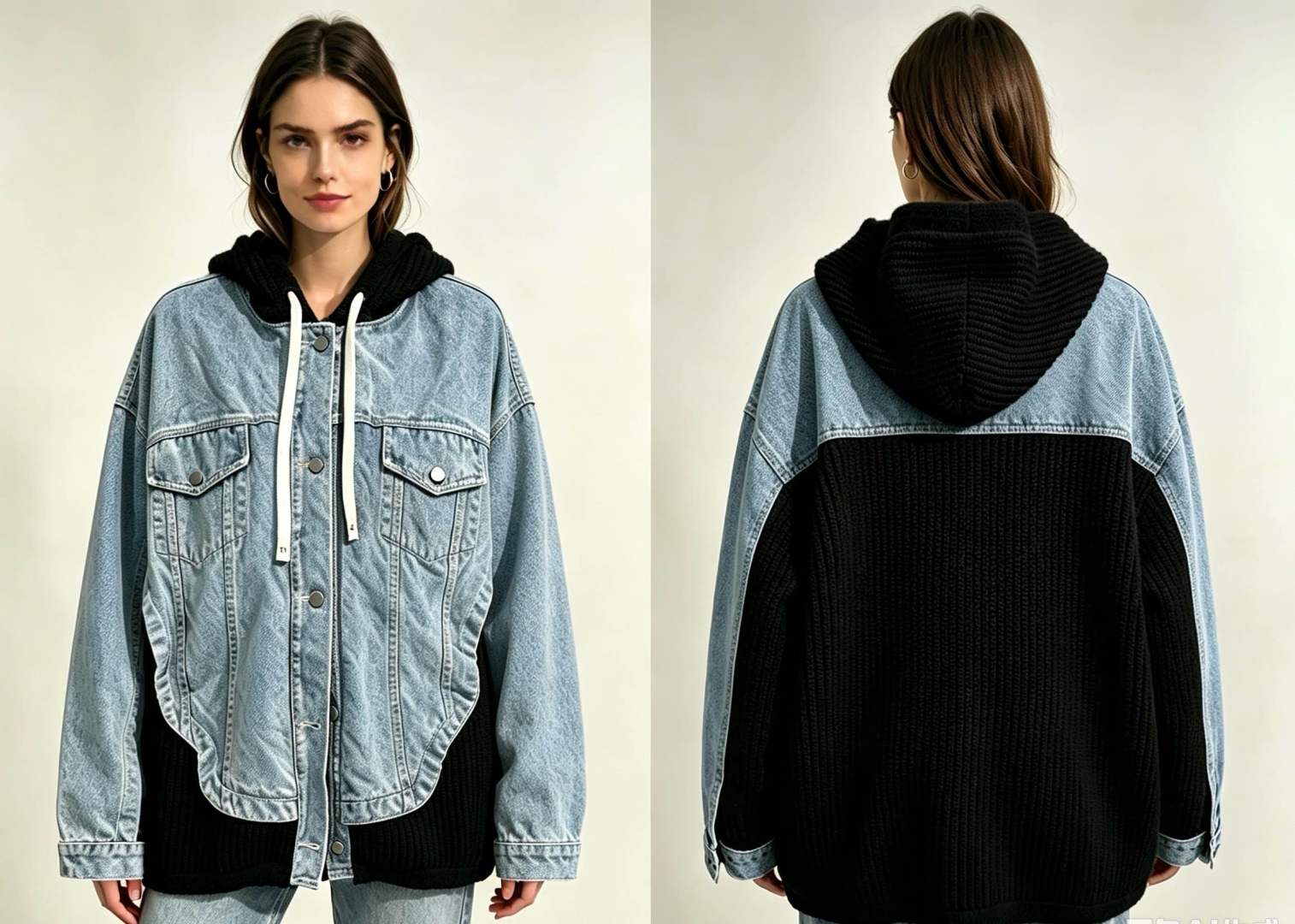 Kurtka Oversize z Kapturem