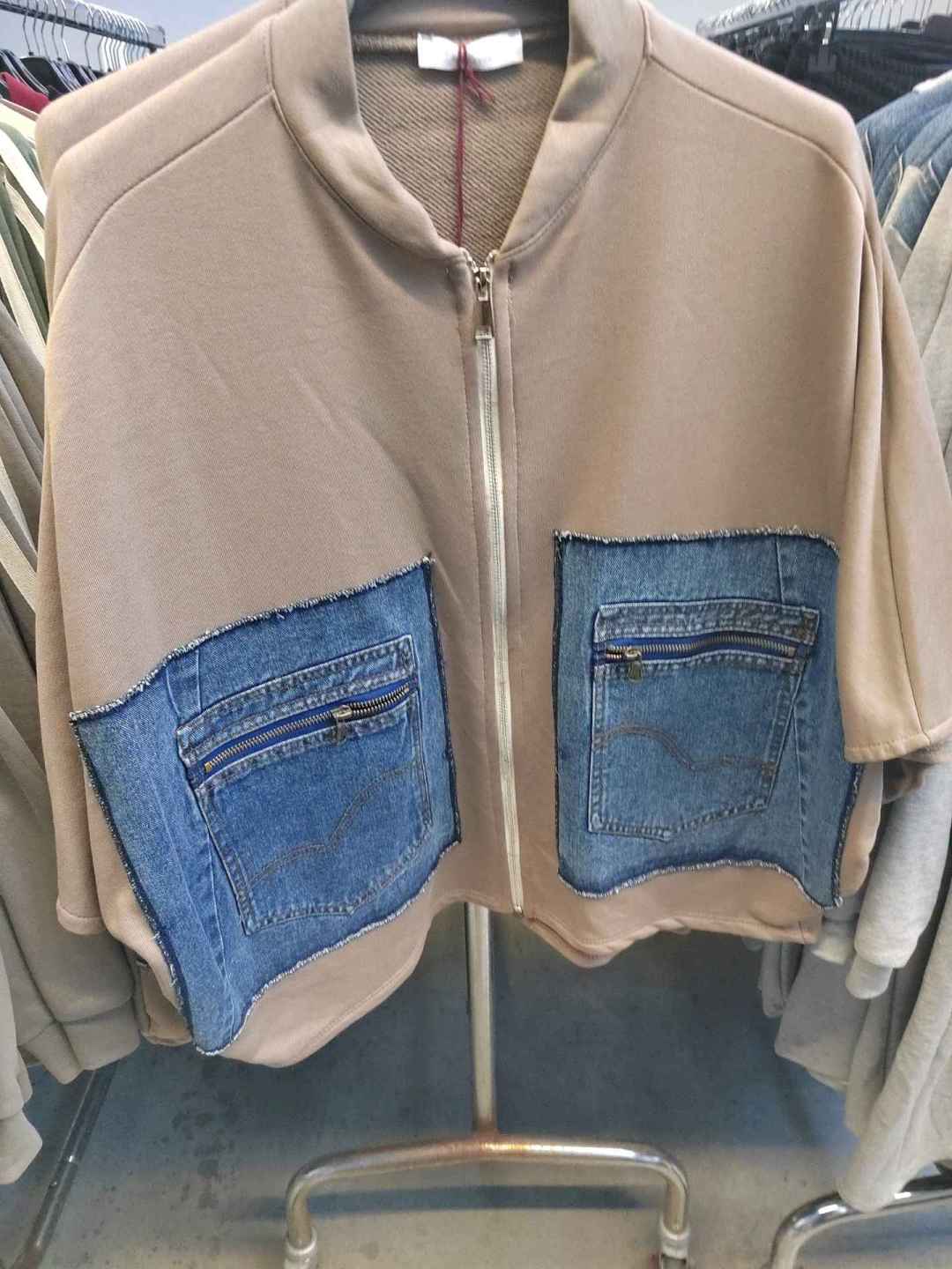 Bluza Luźna z Półgolfem