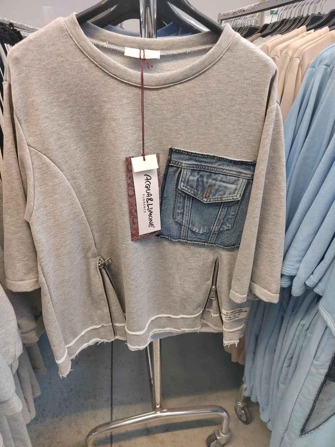 Bluza Boxy Z Kieszeniami