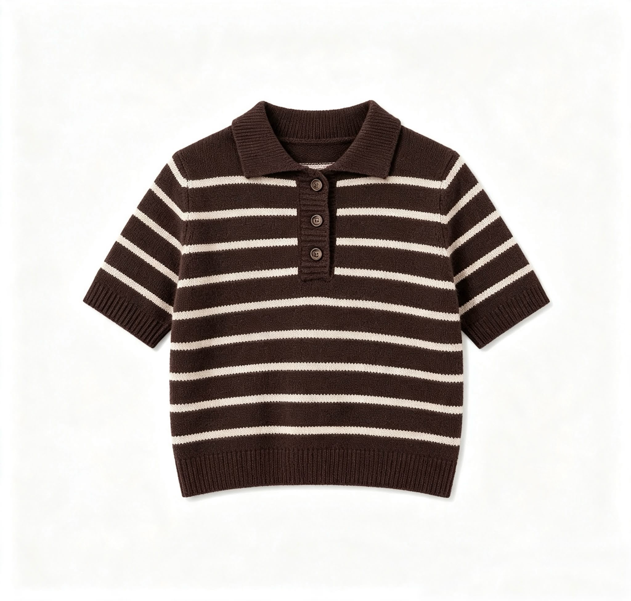 Sweter Polo W Paski