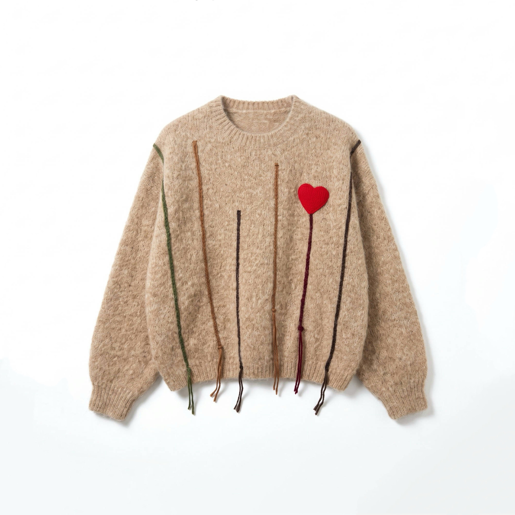 Sweter Oversize z Haftem