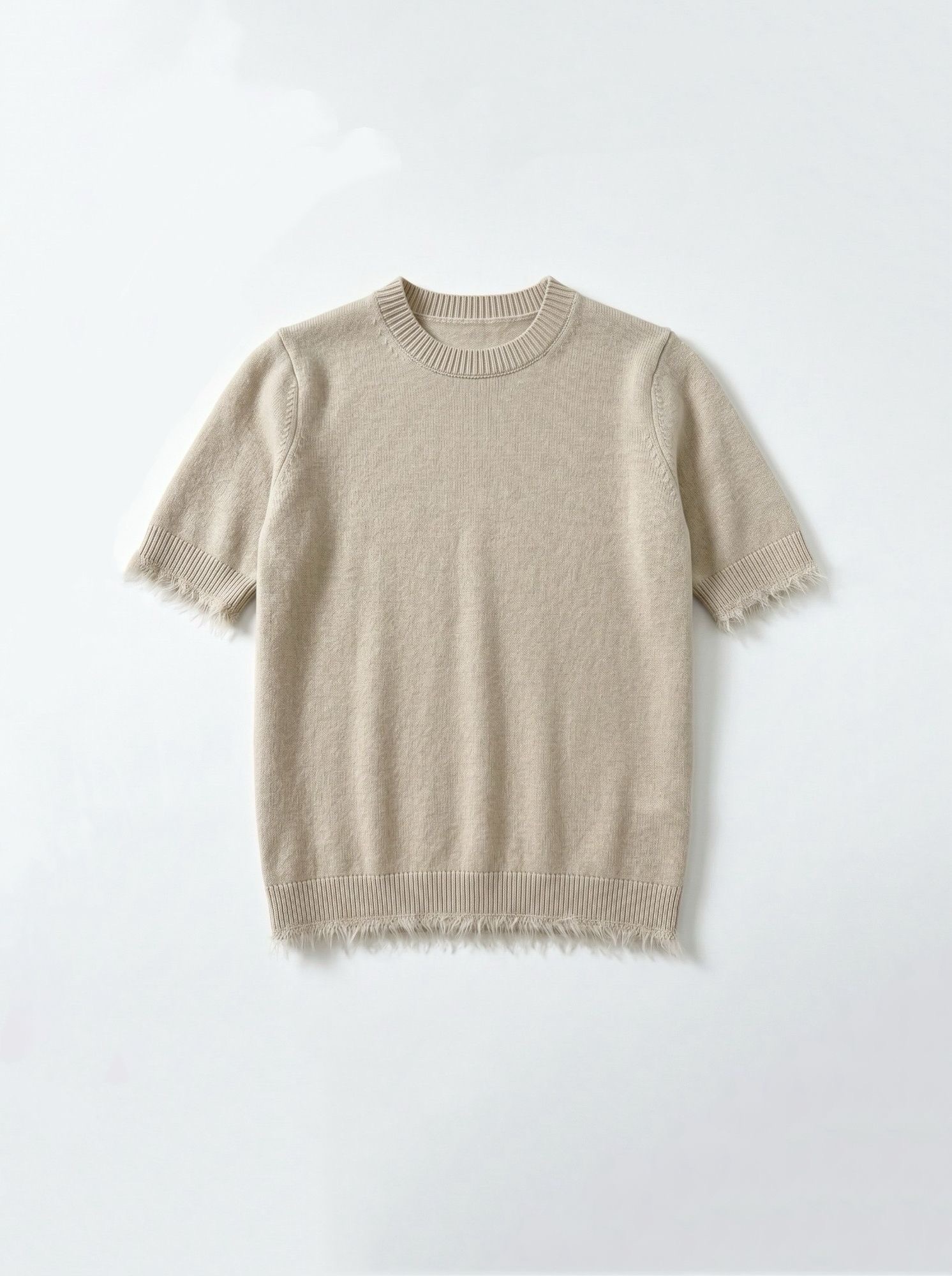 Sweter Krótki z Frędzlami