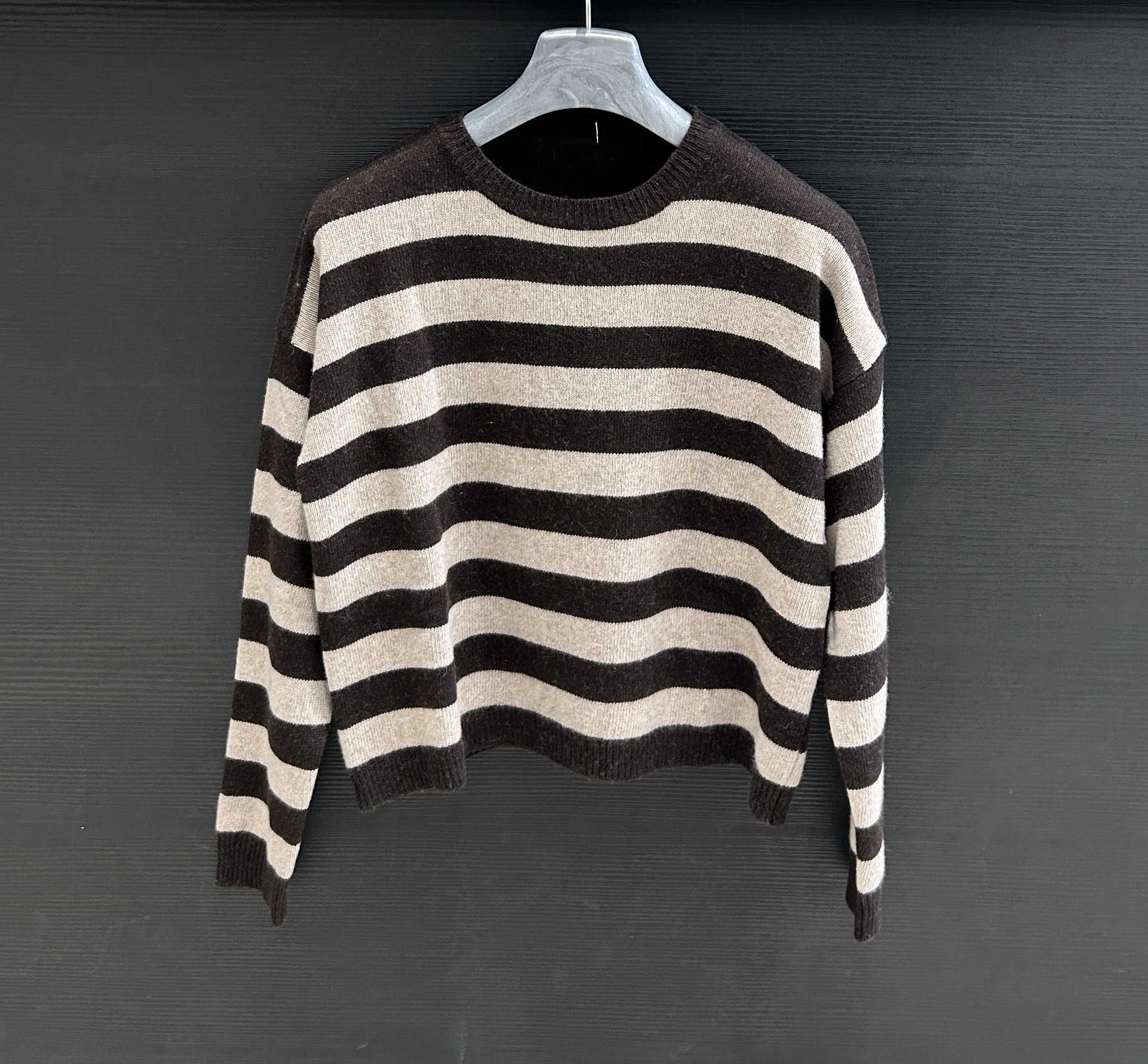 Sweter Luźny w Paski