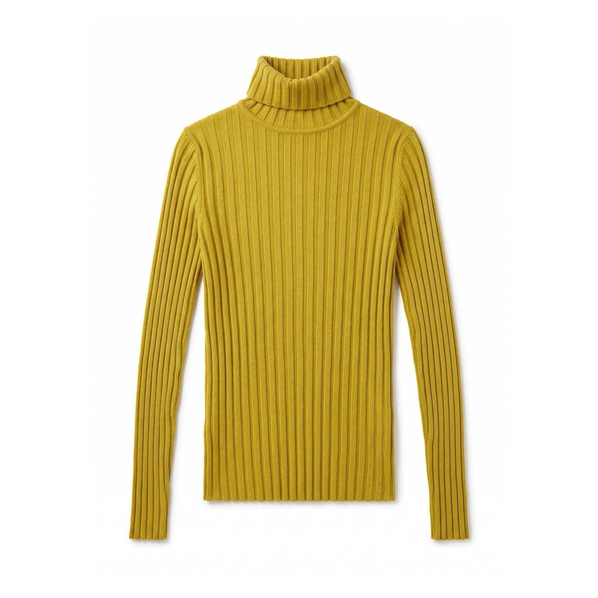 Sweter Dopasowany z Golfem